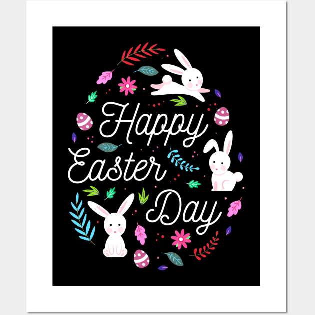 Happy Easter Day Wall Art by HellySween